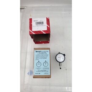 Starrett 81-141J Dial Indicator with Rev Counter, 0-.250" Range .001" Graduation